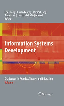 E-Book (pdf) Information Systems Development von Chris Barry, Kieran Conboy, Michael Lang