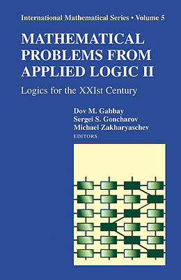 Livre Relié Mathematical Problems from Applied Logic II. Vol.2 de 