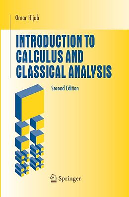 eBook (pdf) Introduction to Calculus and Classical Analysis de Omar Hijab