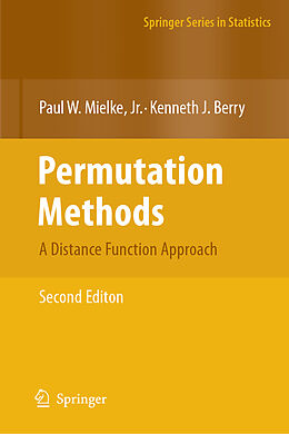 Livre Relié Permutation Methods de Kenneth J. Berry, Paul W. Mielke