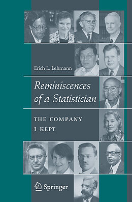 Couverture cartonnée Reminiscences of a Statistician de Erich L. Lehmann