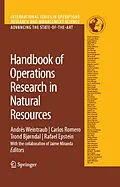 E-Book (pdf) Handbook of Operations Research in Natural Resources von Andres Weintraub, Carlos Romero, Trond Bj¢rndal