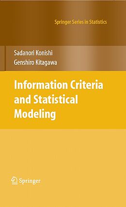 eBook (pdf) Information Criteria and Statistical Modeling de Sadanori Konishi, Genshiro Kitagawa