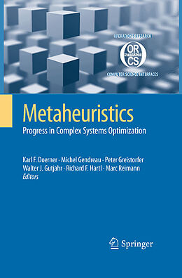 eBook (pdf) Metaheuristics de Karl F. Doerner, Michel Gendreau, Peter Greistorfer