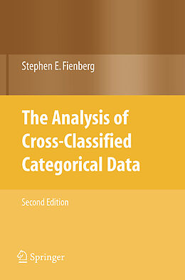 Couverture cartonnée The Analysis of Cross-Classified Categorical Data de Stephen E. Fienberg