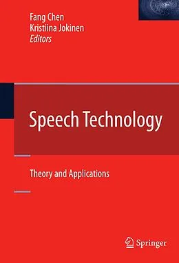E-Book (pdf) Speech Technology von Fang Chen, Kristiina Jokinen