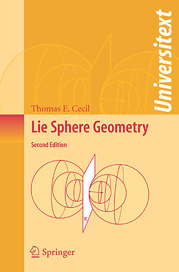 Kartonierter Einband Lie Sphere Geometry von Thomas E. Cecil
