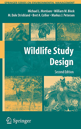 Livre Relié Wildlife Study Design de Michael L Morrison, William M Block, M Dale Strickland