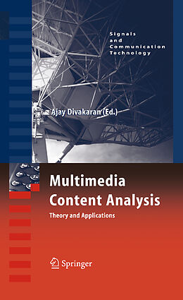 Fester Einband Multimedia Content Analysis von 