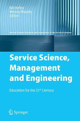 Fester Einband Service Science, Management and Engineering von 