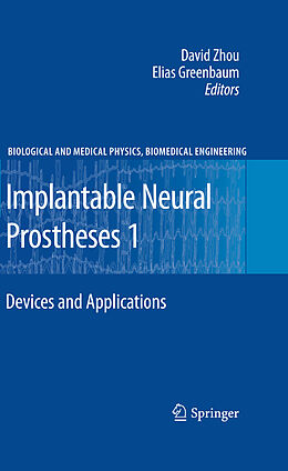 Livre Relié Implantable Neural Prostheses 1. Vol.1 de 