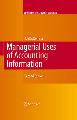 eBook (pdf) Managerial Uses of Accounting Information de Joel Demski