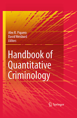 eBook (pdf) Handbook of Quantitative Criminology de Alex Piquero, David Weisburd