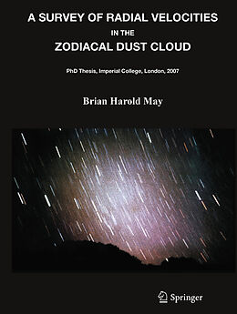 E-Book (pdf) A Survey of Radial Velocities in the Zodiacal Dust Cloud von Brian May