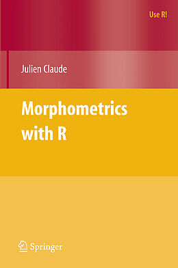 Couverture cartonnée Morphometrics with R de Julien Claude