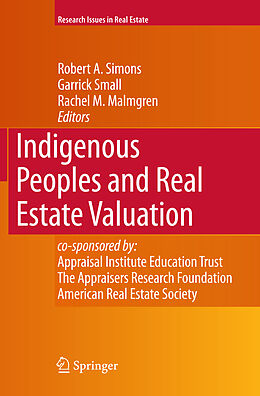 Livre Relié Indigenous Peoples and Real Estate Valuation de 