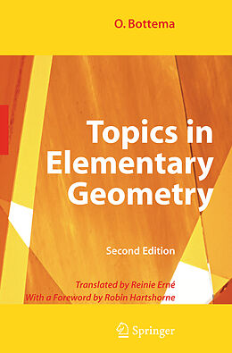 Couverture cartonnée Topics in Elementary Geometry de O. Bottema