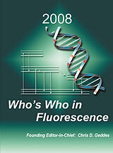 eBook (pdf) Who's Who in Fluorescence 2008 de Chris D. Geddes