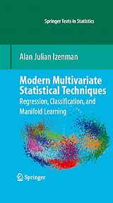 eBook (pdf) Modern Multivariate Statistical Techniques de Alan J. Izenman