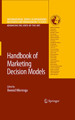 E-Book (pdf) Handbook of Marketing Decision Models von Frederick S. Hillier, Berend Wierenga