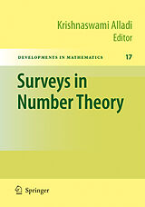 eBook (pdf) Surveys in Number Theory de Krishnaswami Alladi.