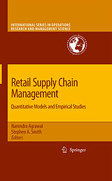 eBook (pdf) Retail Supply Chain Management de Narendra Agrawal, Stephen A. Smith