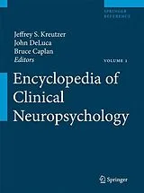 Fachbuch Encyclopedia of Clinical Neuropsychology. Vol.2 von 