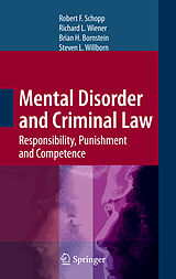 Livre Relié Mental Disorder and Criminal Law de 