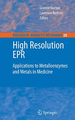 E-Book (pdf) High Resolution EPR von Lawrence Berliner, Graeme Hanson