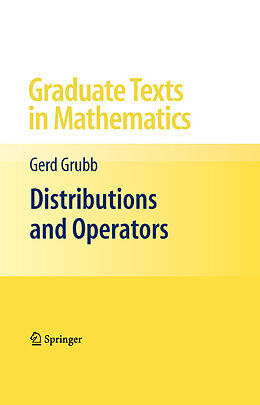 eBook (pdf) Distributions and Operators de Gerd Grubb