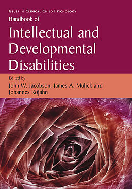 Couverture cartonnée Handbook of Intellectual and Developmental Disabilities de 