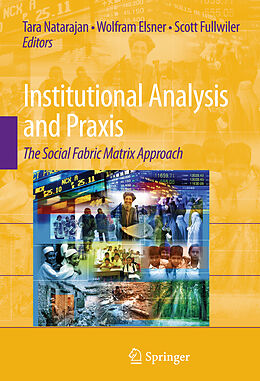 Livre Relié Institutional Analysis and Praxis de 