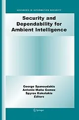 Fester Einband Security and Dependability for Ambient Intelligence von