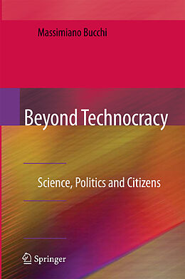 Livre Relié Beyond Technocracy de Massimiano Bucchi