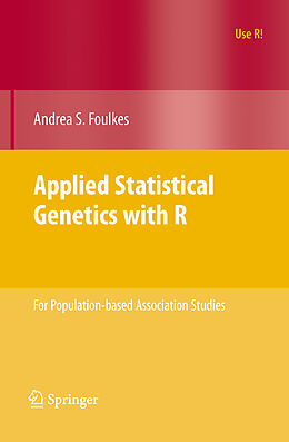 Couverture cartonnée Applied Statistical Genetics with R de Andrea S Foulkes
