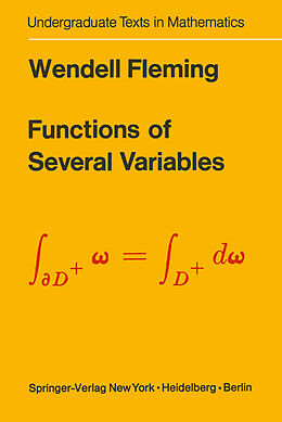 Fester Einband Functions of Several Variables von Wendell Fleming