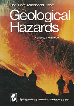 Couverture cartonnée Geological Hazards de B. A. Bolt, R. F. Scott, G. A. Macdonald