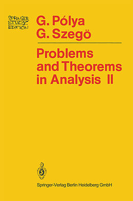 Couverture cartonnée Problems and Theorems in Analysis de Georg Polya, Gabor Szegö