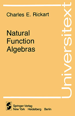 Kartonierter Einband Natural Function Algebras von Charles E. Rickart