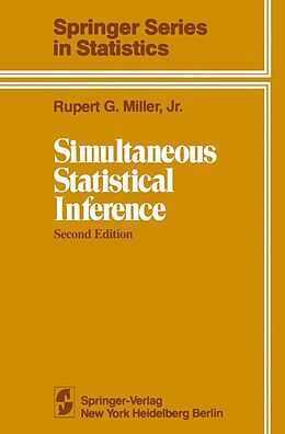 Livre Relié Simultaneous Statistical Inference de Rupert G. Miller