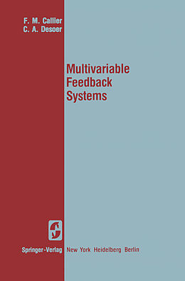 Couverture cartonnée Multivariable Feedback Systems de C. A. Desoer, F. M. Callier