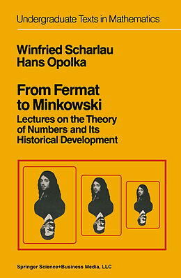 Livre Relié From Fermat to Minkowski de H. Opolka, W. Scharlau