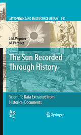 eBook (pdf) The Sun Recorded Through History de J. M. Vaquero, M. Vázquez