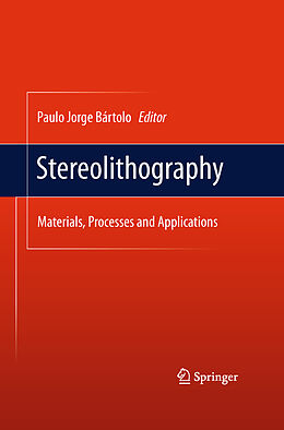 Livre Relié Stereolithography de 