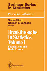 Couverture cartonnée Breakthroughs in Statistics de 