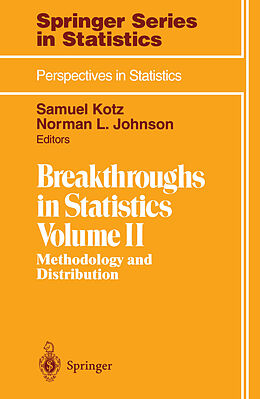 Couverture cartonnée Breakthroughs in Statistics de 