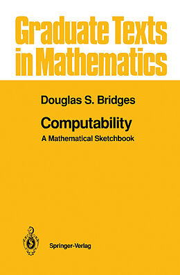 Livre Relié Computability de Douglas S. Bridges