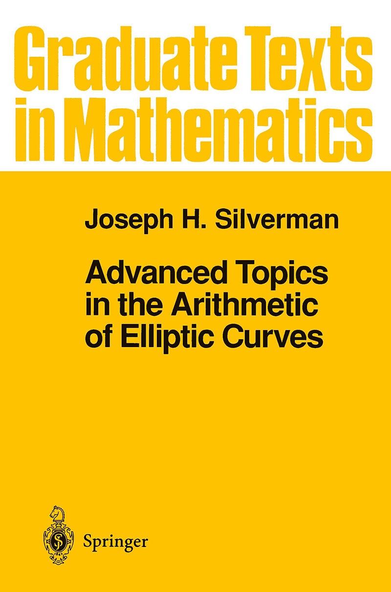 Advanced Topics in the Arithmetic of Elliptic Curves