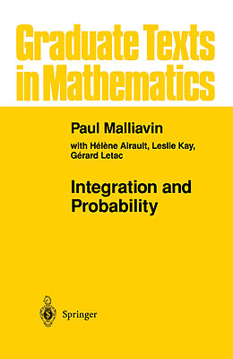 Fester Einband Integration and Probability von Paul Malliavin