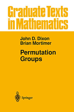 Fester Einband Permutation Groups von Brian Mortimer, John D. Dixon